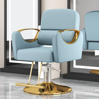Chaise de barbier de style moderne de haute qualité avec massage et rotation à 360 degrés, qualité supérieure pour les salons de coiffure et les salons de beauté