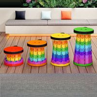 Tabouret pliable moderne et réglable, marchepied pliable pour tout-petits, idéal pour le bureau