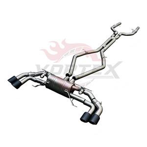 ระบบท่อไอเสียแบบ Catback รุ่น Vortex SS304 Matte Valved สำหรับ Alfa Romeo Giulia Quadrifoglio 2.9T V6 ปี 2016-2024 ปลายท่อสีดำ ชุดแต่ง - Product Image 3