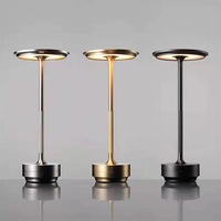 Lámpara Decorativa Inteligente para el Hogar, Ecológica, Segura, Simple, Luz Nocturna Infinitamente Regulable, Ambiente Retro, Portátil, Recargable, Táctil