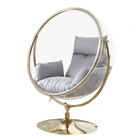 Mobilier de patio moderne et populaire, chaise à bulles, œuf d'or, chaise suspendue, balançoires de patio