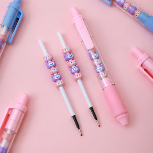 Bolígrafo de Gel Sanrioed personalizado, 36 Uds., dibujos animados, melodía, ku-romi, papelería para estudiantes, 0,5mm, negro, oficina, <span class=keywords><strong>Kawaii</strong></span>, cadena para estudiantes, bolígrafo de regalo - Product Image 2