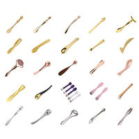 HZ Crème pour les yeux la plus vendue avec masseur, outil cosmétique en plastique avec spatule pour crème visage et applicateur beauté pour les yeux