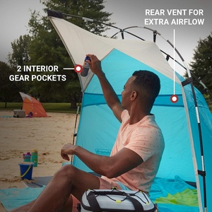Toldo Portátil Grande <span class=keywords><strong>Coleman</strong></span> Skyshade con Postes Preinstalados y Tapete de Piso, Toldo de Nailon de Fácil Instalación para Playa, Camping y Más - Product Image 6