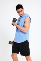Débardeur de sport Dry Fit pour homme, réfléchissant, coupe musclée, pour la gym, la musculation et l'entraînement athlétique