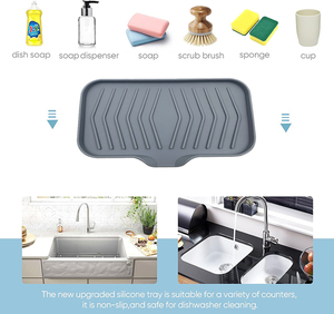 Custom Logo Big Size Silicone Kitchen <strong>Soap</strong> <strong>Holder</strong> with Drain Bathroom Sink <strong>Soap</strong> Tray for Shower - Product Image 4