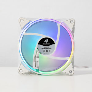 พัดลมคอมพิวเตอร์ LED RGB 120มม. ควบคุมอุณหภูมิความเร็วสูงสำหรับพีซี - Product Image 3