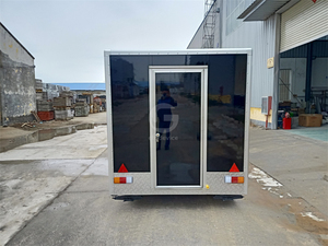 Mini Cute Trailer for Snack Food Vending Mobile Travel Tow <b>bar</b> Semi Trolley with Kitchen Equipment Set Trailer Cart - Product Image 6