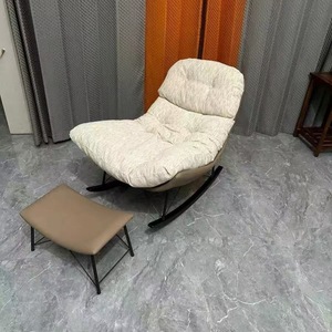 Kursi Goyang Beludru Tebal, Nyaman untuk Ruang Tamu & Balkon - Product Image 3