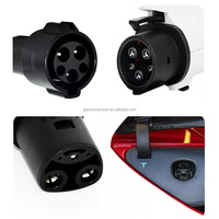 Adaptateur Type 1 Totesla, adaptateur de chargeur EV SaeJ1772, 250V Type 1 vers TPC pour voiture, pour Model S, Model Y