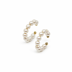 UM Jewelry 925 <b>Silver</b> <b>Stud</b> Freshwater Pearl Earrings Trendy Unisex Wedding Party Anniversary Gift - Product Image 1