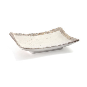Piatto rettangolare in ceramica a forma di terraferma per uso in cucina - Product Image 1