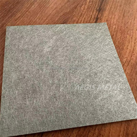 Couche de diffusion de gaz de nickel pour électrode d'électrolyse, feutre de fibre de nickel pur/feutre de nickel fritté