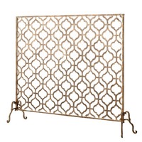 Nouvelle cloison de cheminée en fer forgé de style minimaliste moderne, d'origine chinoise, avec grille en maille pour salon, porte en fer forgé sur mesure