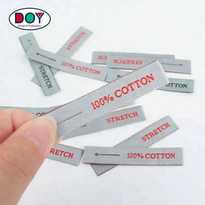 Cheap <strong>Clothing</strong> <strong>Labels</strong> <strong>Maker</strong> Custom Private Design Logo Double Sided Woven <strong>Labels</strong> for Zipper Pullers - Product Image 5