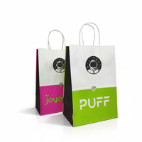 Sacs cadeaux personnalisés à imprimer soi-même avec poignées en papier kraft recyclable pour bougies et emballages artisanaux – Commandes en gros