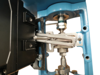Vanne de régulation pneumatique à diaphragme pour régulateur de débit de gaz naturel, classe haute pression 300, à brides RF DN80 PN63