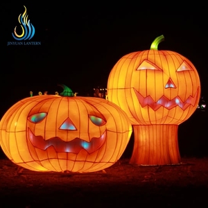 <span class=keywords><strong>Lanterne</strong></span> géante LED d'Halloween en forme de fantôme et de citrouille pour décorations de jardin et de cour - Product Image 6
