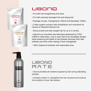 YOGI OEM Ubond Crème Capillaire Hydratante Lissante Lotion Permanente Agent A&B pour Salons - Product Image 5