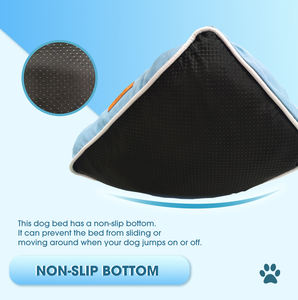 छोटे और मध्यम आकार के कुत्तों के लिए थोक हटाने योग्य धोने योग्य कवर स्क्वायर कुशन पालतू बिस्तर - Product Image 3