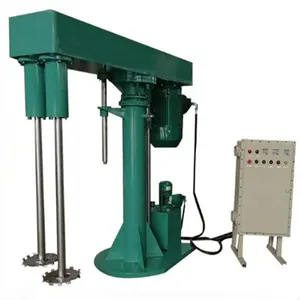 Water Paints Machine line hydraulic lifting high speed disperser 44 kw liquid dispersing machine