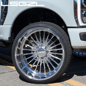 ล้ออัลลอยปลอมแปลง lsgzl ขัดเงาสุดโสดสำหรับรถบรรทุก <span class=keywords><strong>Ford</strong></span> Silverado Chevrolet Rims 6X139.7 8x180 8x170 - Product Image 1