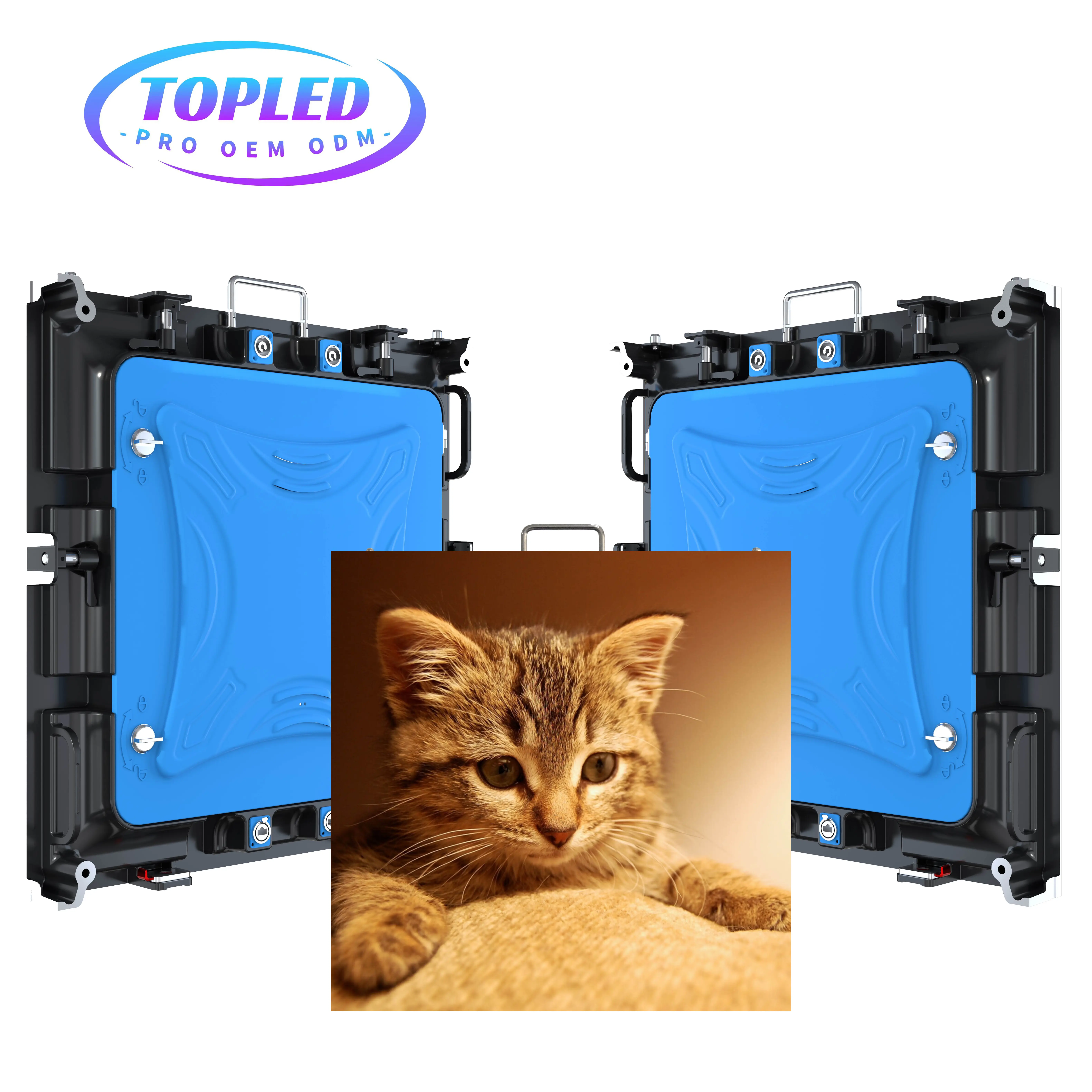 TOPLED truck mobile high brightness p5 sexi movies p6 chinese videos hd full color tv screen led display rental