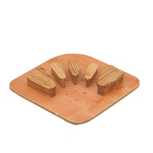 Tabla de corrección de dedos de madera SML: Equipo manual para rehabilitación y fitness de manos - Product Image 1