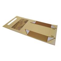 Boîte pliante en papier de luxe, écologique, en matériaux recyclés, personnalisée, en forme de livre, avec couvercle rigide, petite, pour l'emballage des produits