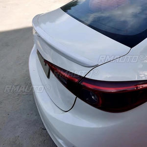 Aileron de coffre arrière en plastique ABS, accessoires de voiture compatibles avec Mazda 3 Axela berline 4 portes 2014 2015 2016 2017 - Product Image 6