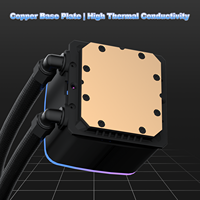 AntarcChill 240 AIO Liquid CPU Cooler Dynamic Digital Display Pump Head for Intel and AMD Multi Platform Water Cooling Kit