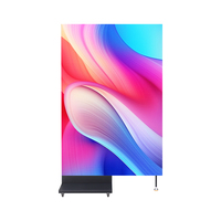 Nouveautés Écran d'affichage publicitaire LED pliable double face P2.5 pour centre commercial