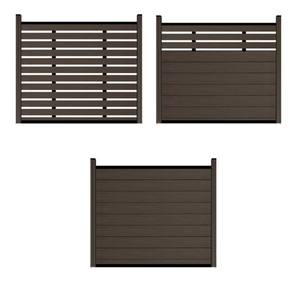 Valla Decorativa Impermeable de WPC para Jardín, Valla de Madera y Plástico Compuesto para Exteriores, MOQ Bajo - Product Image 1