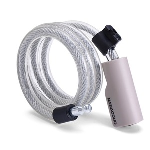 ตัวล็อคสายจักรยานแบบพกพาล็อกกันขโมยพร้อม2ปุ่มล็อคความปลอดภัยสำหรับรถจักรยานยนต์สกู๊ตเตอร์ - Product Image 5