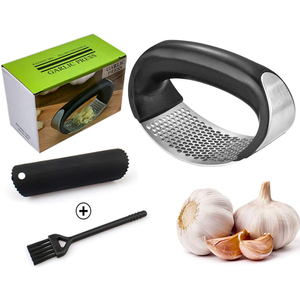 Accessoires de cuisine très demandés : Éplucheur, presse-ail, hachoir à gingembre en acier inoxydable - Product Image 1