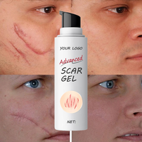 Gel Cicatrisant Avancé Vitamine C Acide Hyaluronique Atténuation des Marques d'Acné Vergetures Lissage de la Peau Essence Visage et Corps