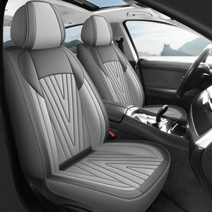 غطاء مقعد سيارة رياضي من الجلد الصناعي PVC بسعر رخيص يناسب جميع السيارات، طقم كامل من 10 قطع لجميع المواسم لـ 5 مقاعد - Product Image 5