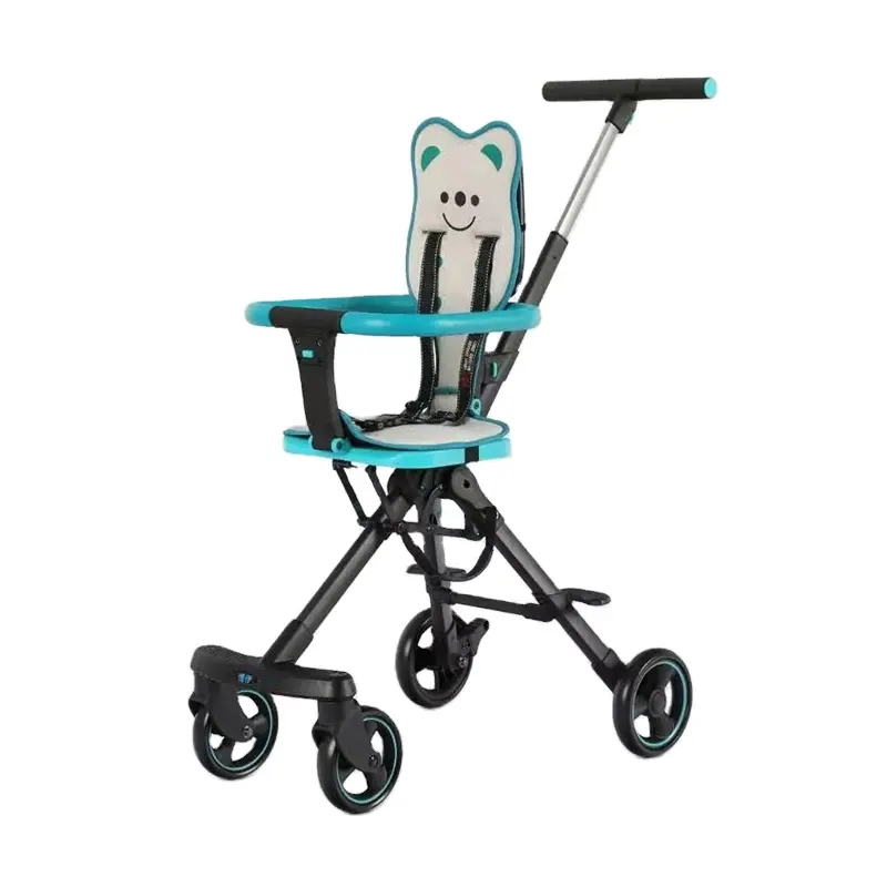 2021fashion baby stroller kids push chair light weight foldable stroller China manufacture