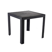 Meubles de jardin modernes Vente en gros Ensemble de table de restaurant avec chaise extensible pour l'extérieur