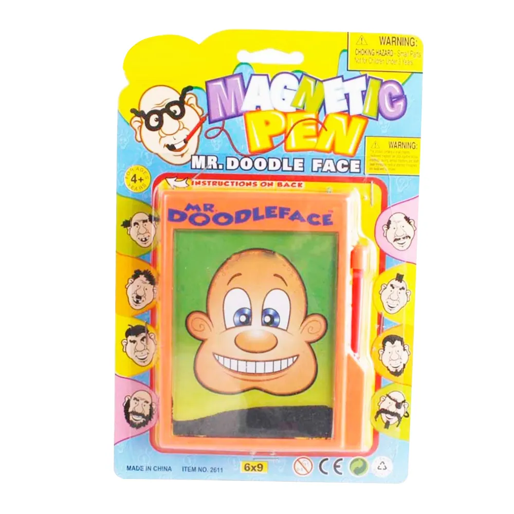 promotion toys accept OEM design Magnet Felt Play boards doodle face toys