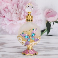 15-18Ml Arab Dubai Dipatenkan Butterfly Populer Logam Parfum Botol Minyak Esensial Isi Ulang Attar Botol Pabrik Outlet15303