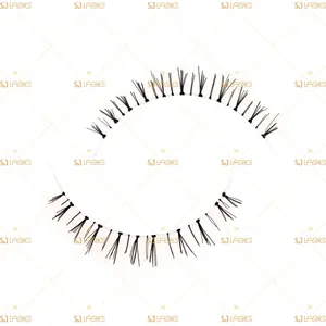 3d faux mink lashes wholesale Bottom Eyelashes Under Eyelash Lower Lashes with eyelash box custom