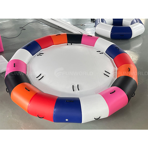 Fou UFO Gonflable Remorquable Sports Nautiques Rotatif Volant Gonflable Disco Bateau - Product Image 5