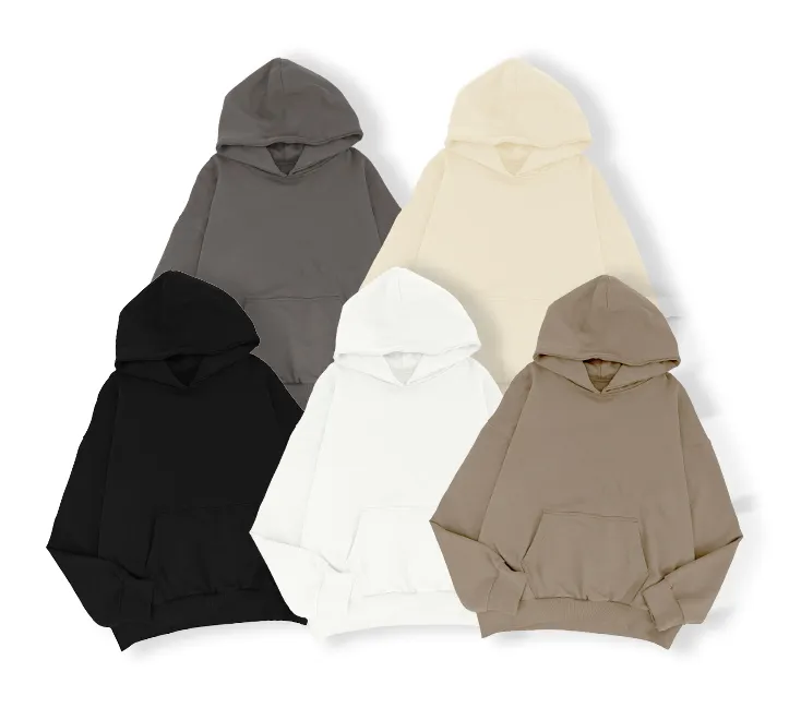 Groothandelsprijs Zwaargewicht Cropped Hoodie, Custom Logo Poff Print Pullover Hoodies Voor Mannen