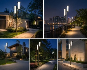 โคมไฟสนาม LED Lumind รุ่นใหม่ ทรงสี่เหลี่ยม 12W สำหรับภายนอกอาคาร กันน้ำ IP65 วัสดุอะลูมิเนียมหล่อขึ้นรูป เหมาะสำหรับสวน วิลล่า และสวนสาธารณะ - Product Image 4