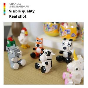 Blocs de construction éducatifs créatifs en forme d'œuf OEM, petites particules en plastique, jouet amusant pour enfants - Product Image 3