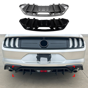 สปอยเลอร์หลัง Amp-Z ลายคาร์บอนไฟเบอร์ ผิวด้าน สำหรับ Ford Mustang Mk6.5 ปี 2018-2023 สไตล์แต่ง - Product Image 1
