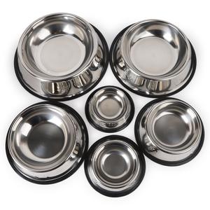 Set di 2 ciotole per cani in acciaio inossidabile resistente con Base in gomma senza BPA cucchiaio accessoriato per lavastoviglie per l'alimentazione di cani gatti - Product Image 5