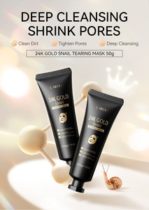 OEM/ODM/OBM LAIKOU Mascarilla Facial Peel-off de Lámina de Oro y Baba de Caracol 50g en Caja de Color para Limpieza de Poros y Eliminación de Puntos Negros - Product Image 5