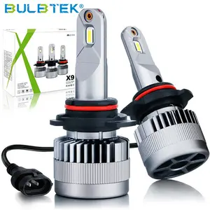 BULBTEK X9 9012 6000-6500K fanless led kit di conversione per fari per auto ad alte prestazioni led